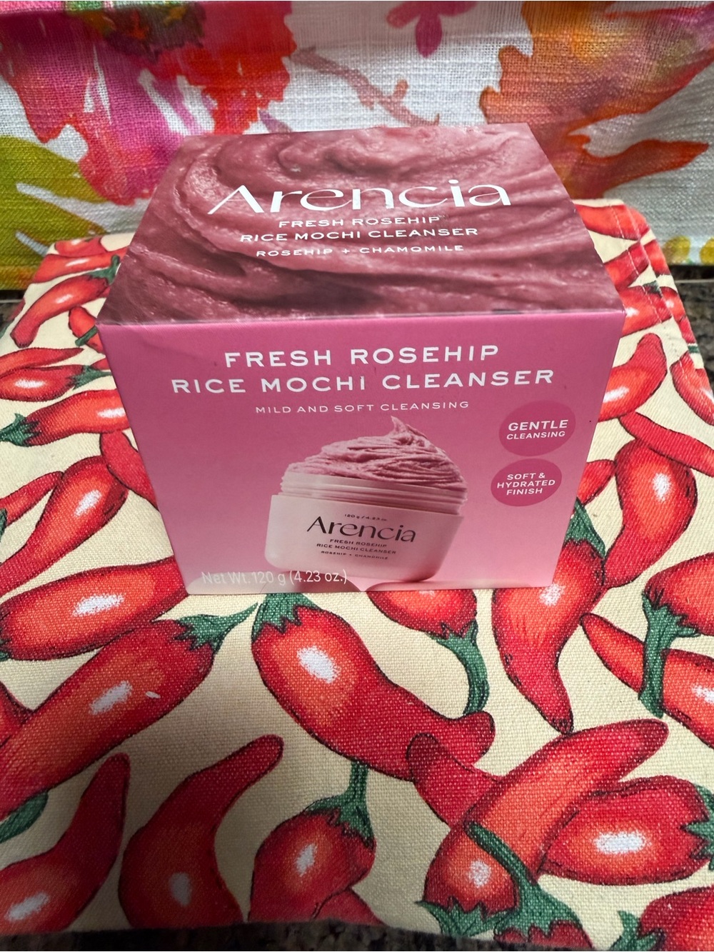 Fresh Rosehip Rice Mochi Cleanser - Pink